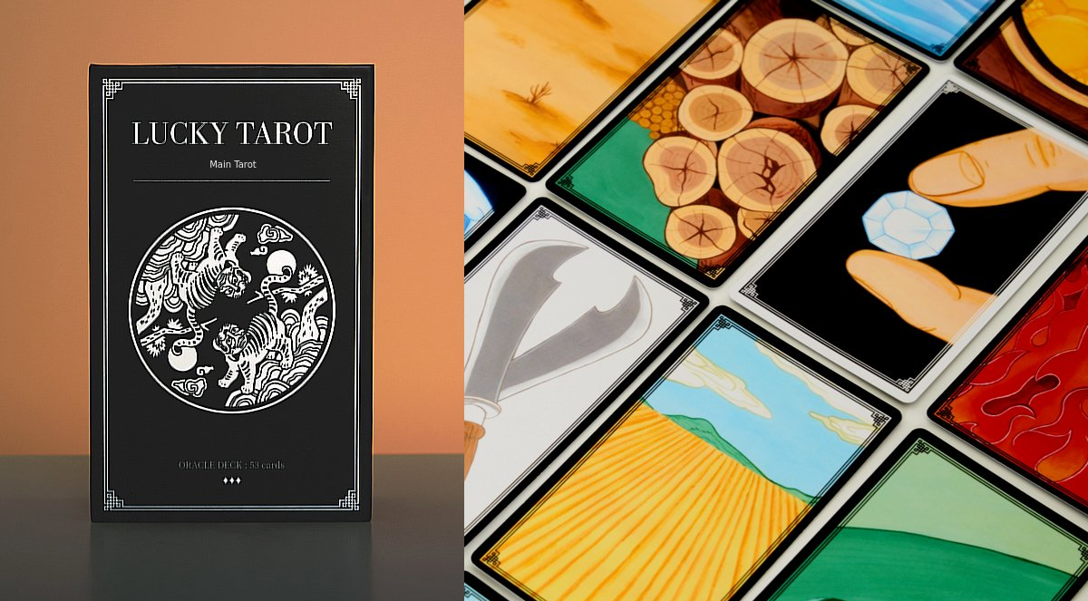 Fortune Meets Tarot: The Great Luck Deck Inspired by Yin-Yang and Five Elements