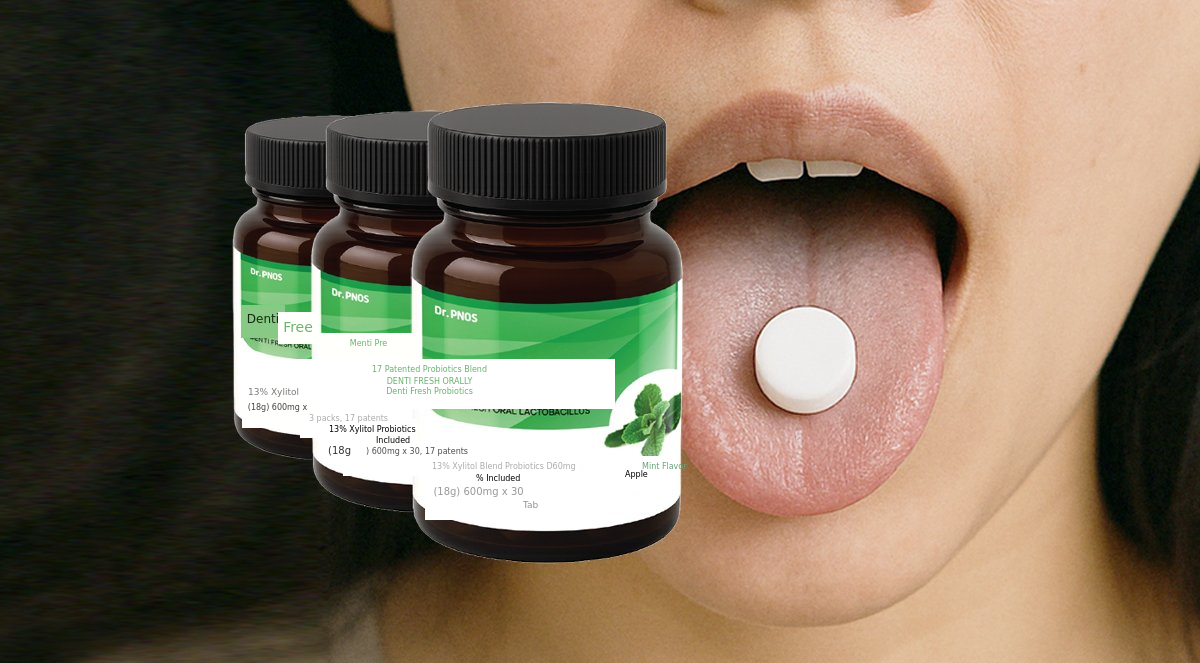 [Patented Formula] 17 Probiotics 600mg 30 Tablets Refresh Your Mouth with DentiFresh